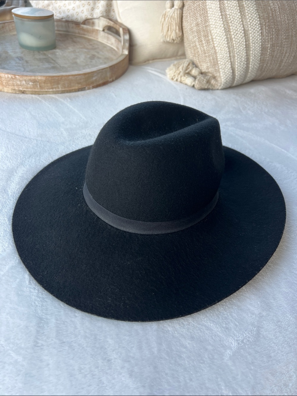 Black Felt Express Floppy Hat - Picture 3 of 10